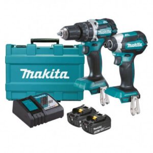 The DLX2180X is a versatile 18V Mobile Brushless 2 Piece Combo Kit by Makita, designed to tackle various tasks with ease and efficiency.