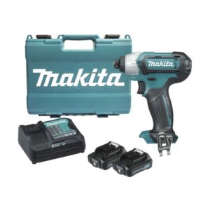 The TD110DSAE: Makita's 12V Max Mobile Impact Driver Kit, delivering powerful performance in compact spaces for efficient fastening.