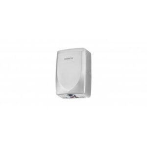 A single FAN7420 Manrose Thin Dry Wall Hand Dryer in front of a white background.