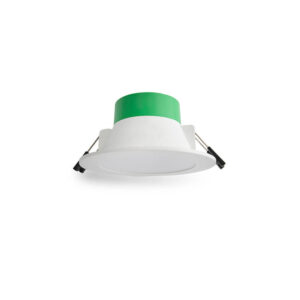 An image of a AT9039/WH/F/TRI Atom Lighting Downlight in front of a white background.