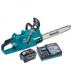 Elevate your outdoor cutting tasks with the UC013GT101 - Makita 40V Max Brushless 450mm Chainsaw Kit from The Sparky Shop.
