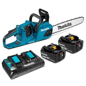 Upgrade your cutting game with the DUC405PT2 Makita 400mm Chainsaw Kit (18 x 2). Elevate your cutting tasks with confidence, courtesy of The Sparky Shop.