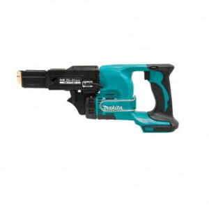 A picture of a Makita Mobile Autofeed Screwdriver against a white background.