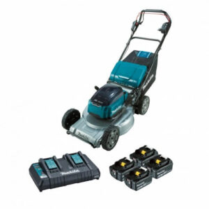 The DLM537PG4X - Makita 18Vx2 Brushless Self-Propelled Lawn Mower Kit is more than just a mower; it's your partner in creating the perfect lawn!