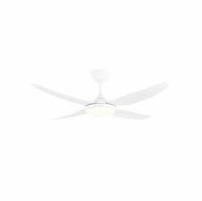 An image of the Matte White Amari 52" ceiling fan in front of a white backgorund.