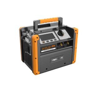 An image of a black & orange Navtek NRDDF Recovery Unit in front of a white background.